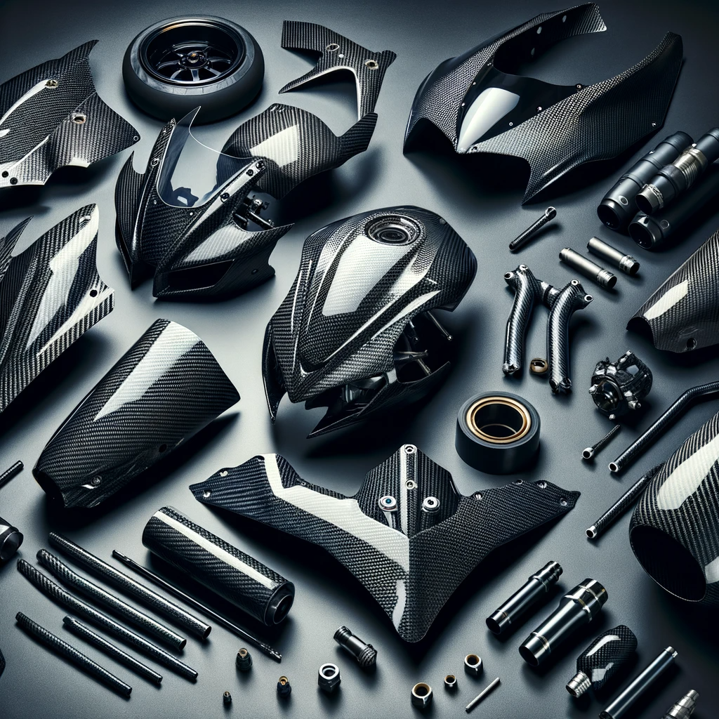 picture of unique carbon parts for vehicles