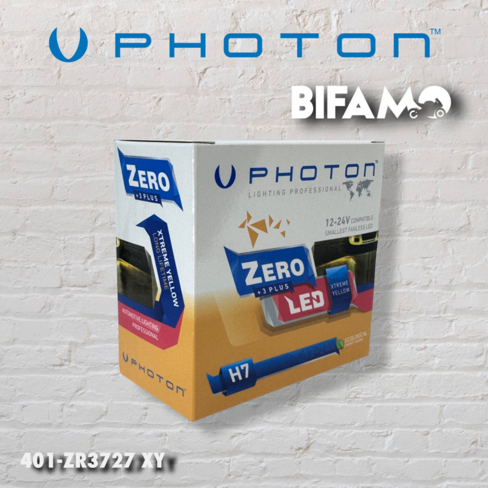 PHOTON ZERO H7 XTREME YELLOW +3 PLUS FANSIZ LED 12V-24V