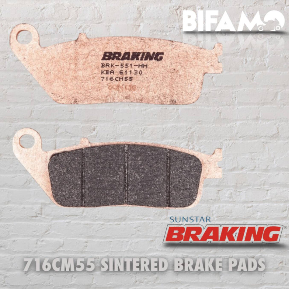 BRAKING 716CM55 SİNTERLİ FREN BALATASI