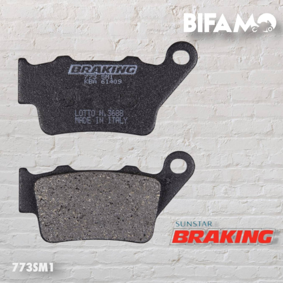 BRAKING 773SM1 YARI METALİK ARKA FREN BALATASI