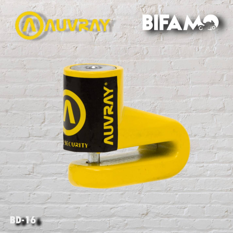 AUVRAY BD-16 DISK KILIDI 6MM SCOOTER SARI 1 ADET (çift anahtar)
