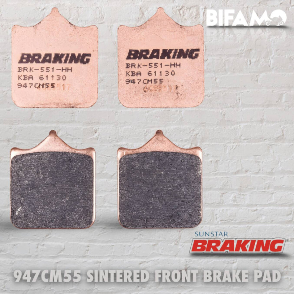 BRAKING 947CM55 SİNTERLİ ÖN FREN BALATASI