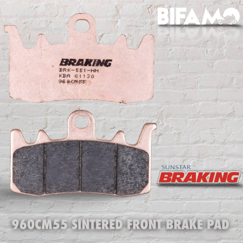 BRAKING 960CM55 SİNTERLİ ÖN FREN BALATASI