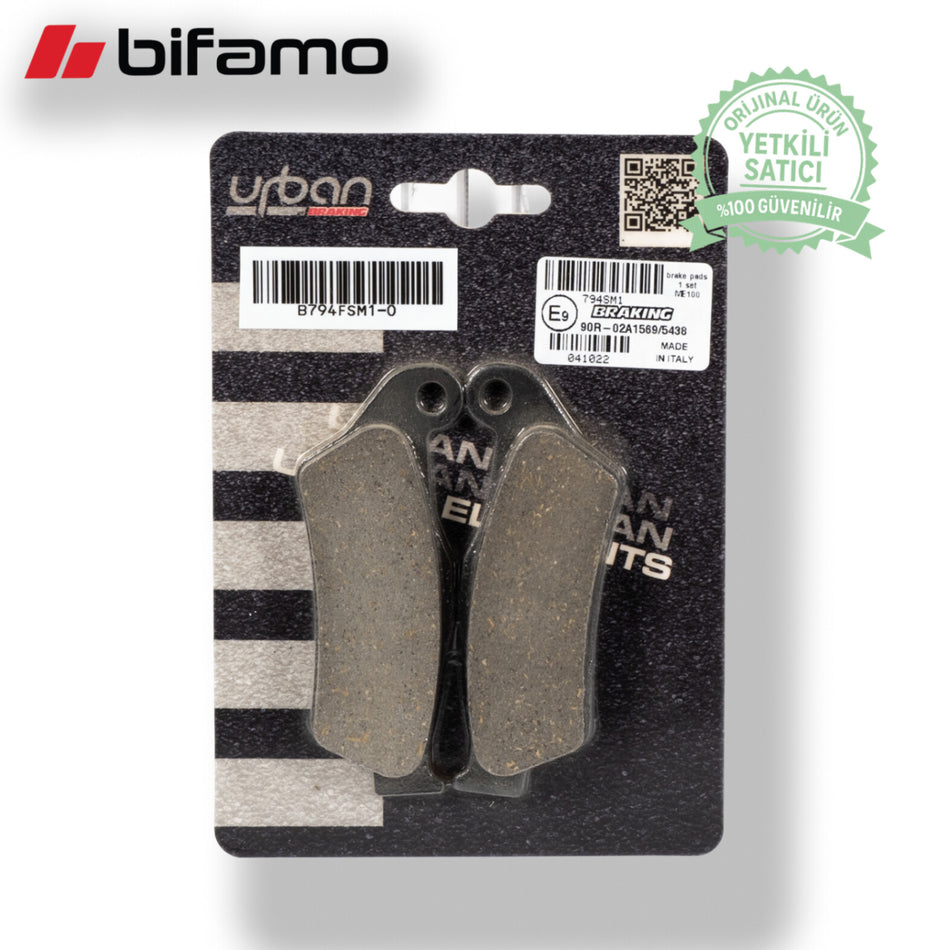 BRAKING 794SM1 YARI METALİK ARKA FREN BALATASI