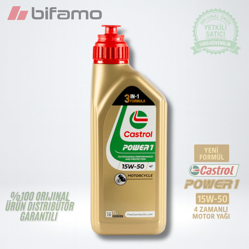 Castrol Power 1 15W-50 4T 1L