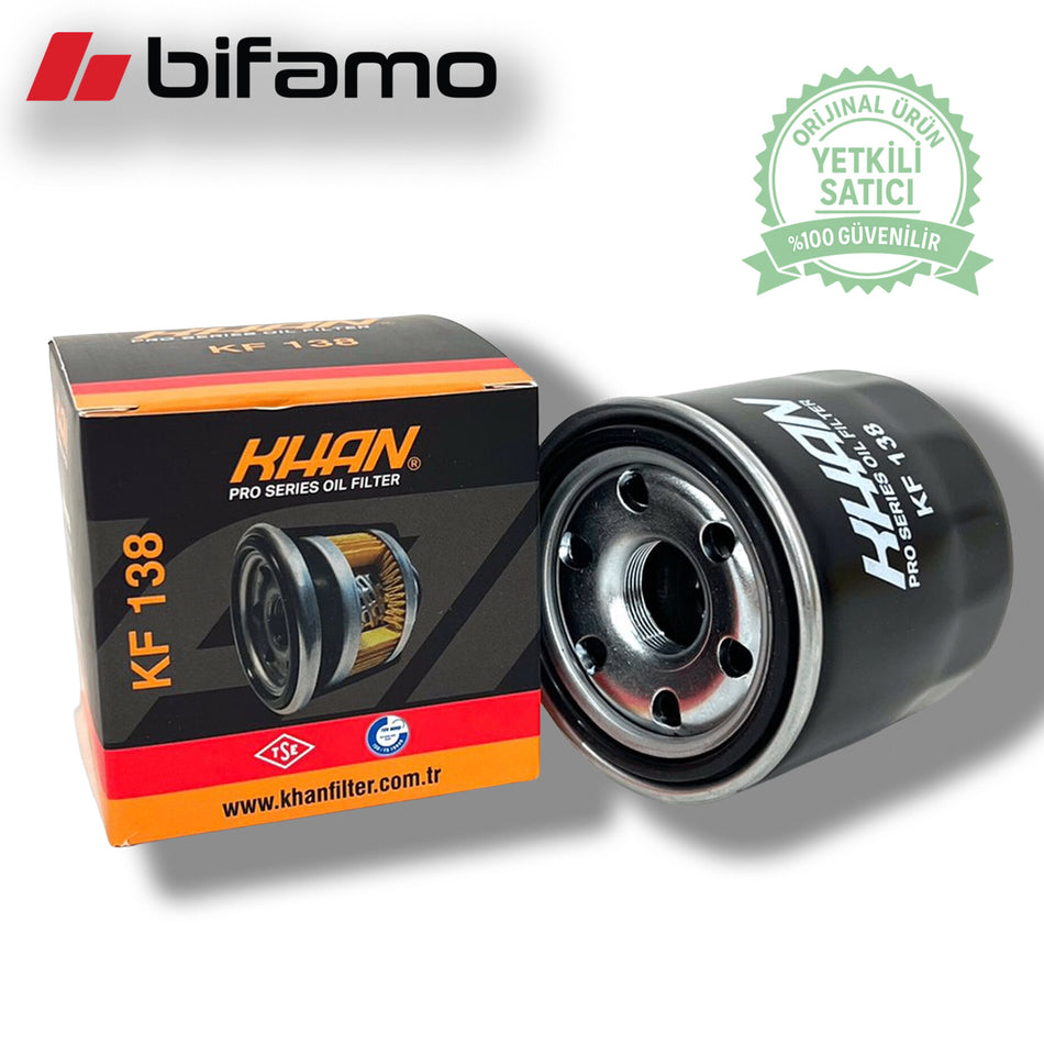 KHAN KF138 Motosiklet Yağ Filtresi