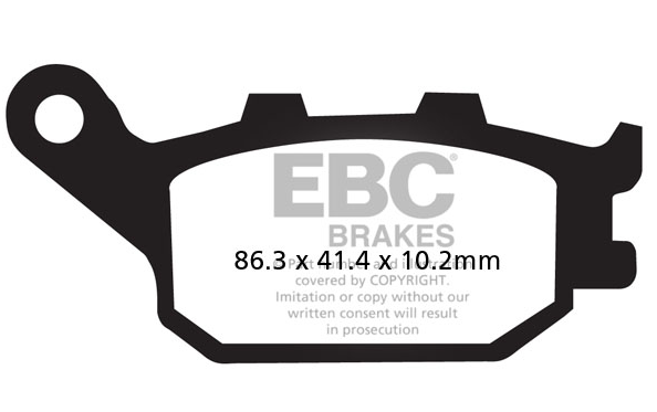 EBC FA174 ARKA FREN BALATASI