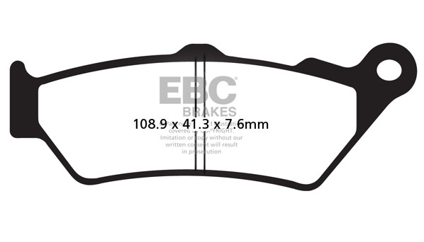 EBC SFA209/2HH MOTOSİKLET BMW F650 , BENELLI TRK ÖN FREN BALATASI