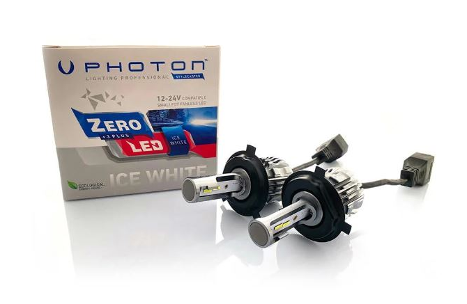 PHOTON ZERO H4 ICE WHITE +3 PLUS FANSIZ LED 12V-24V